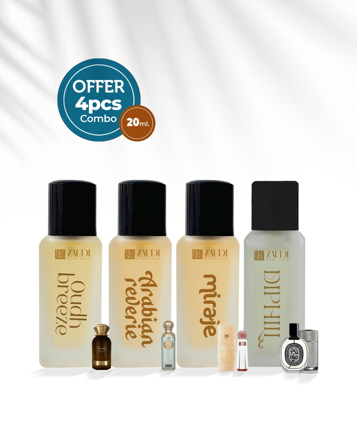 AAA Eid Special Fragrance Combo – Zaudi Signature Picks (4 x 20ml)