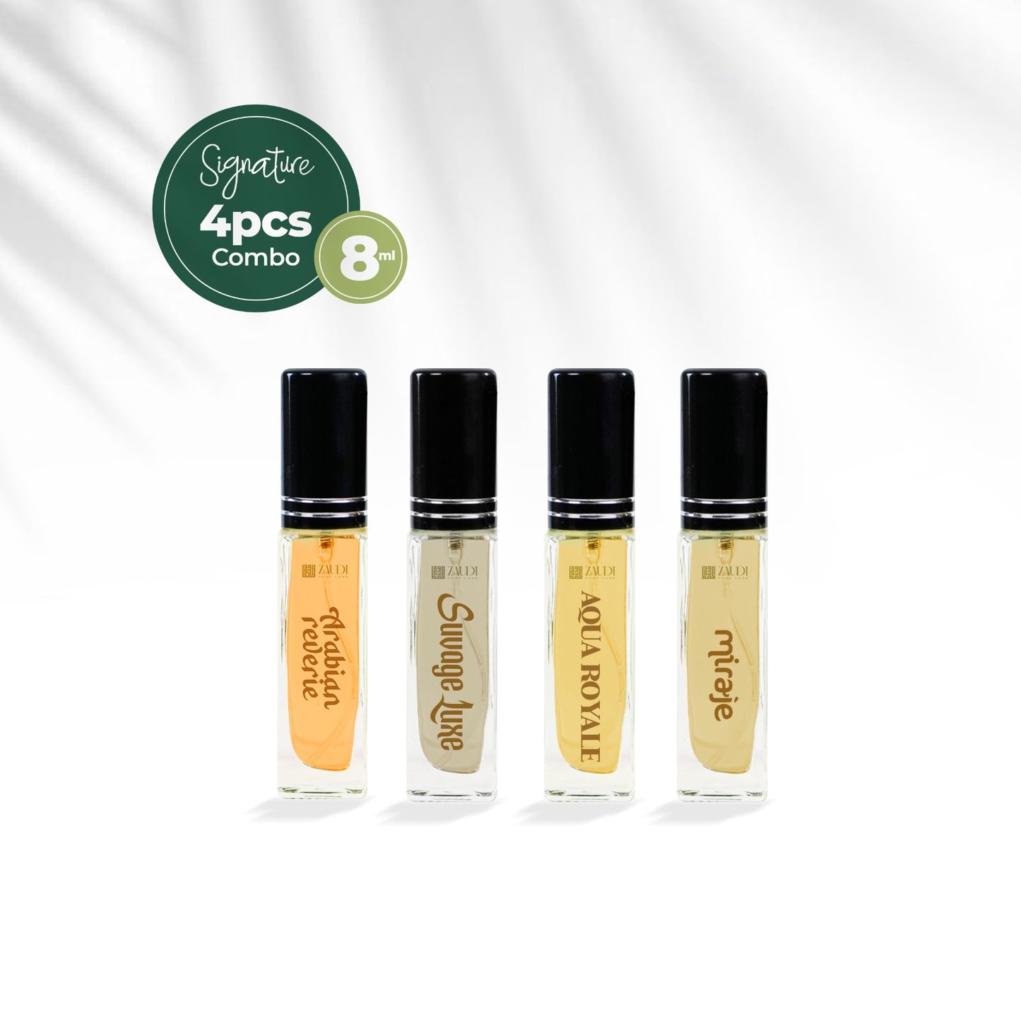 AAA - ZAUDI Signature Arabic & French Fragrance Mix Combo Inspired (8ml x 4)