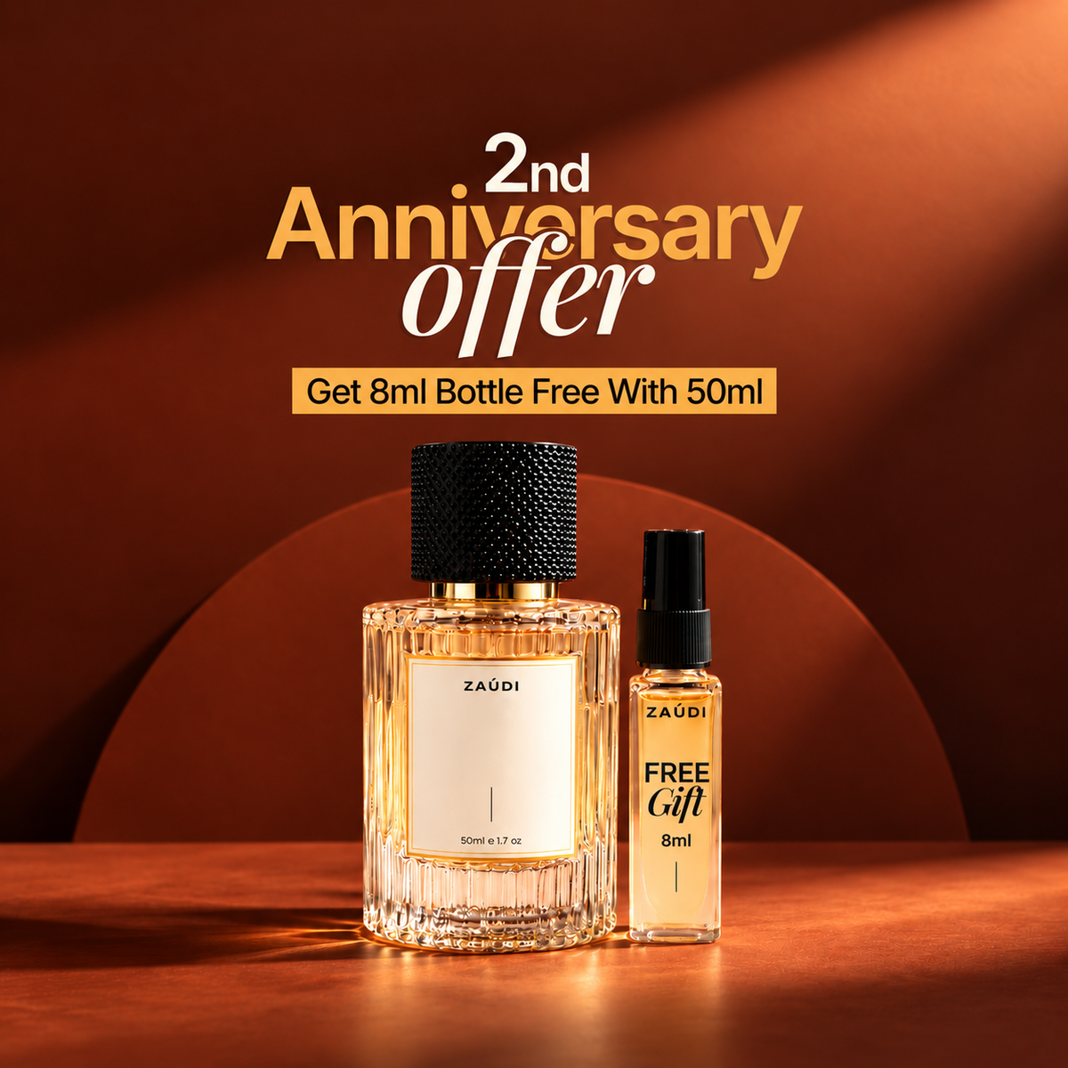 ZAUDI Anniversary Special — 50ML + 8ML FREE