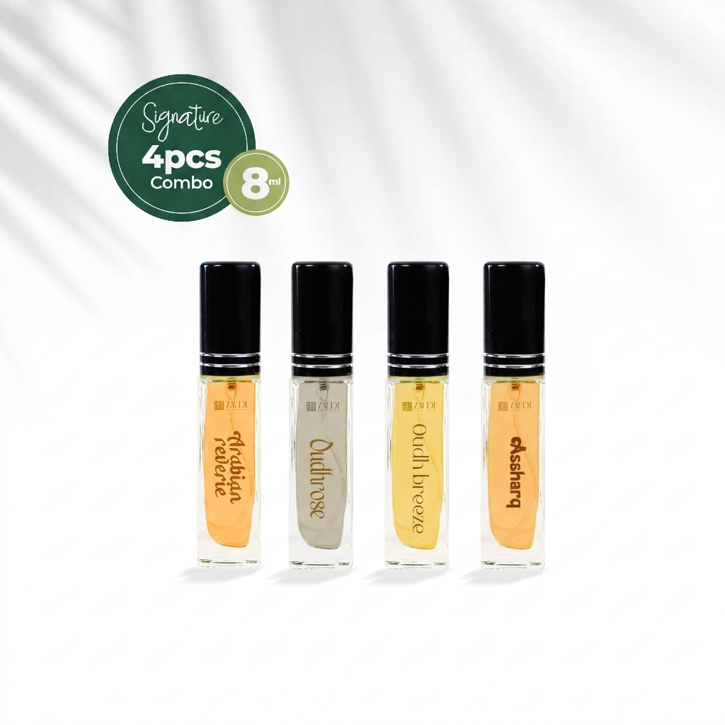 🔥 INDIA’S MOST LOVED ARABIC PERFUME COMBO (8ml x 4)