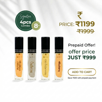 🔥 INDIA’S MOST LOVED ARABIC PERFUME COMBO (8ml x 4)