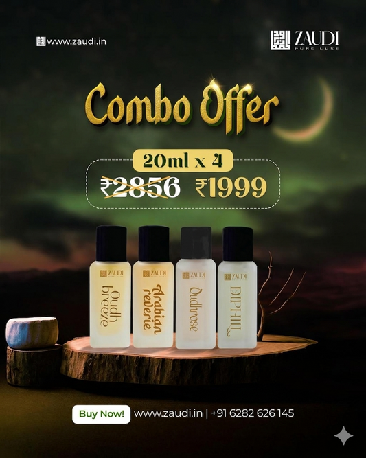 Zaudi Luxury Perfume Combo – 4 x 20ml