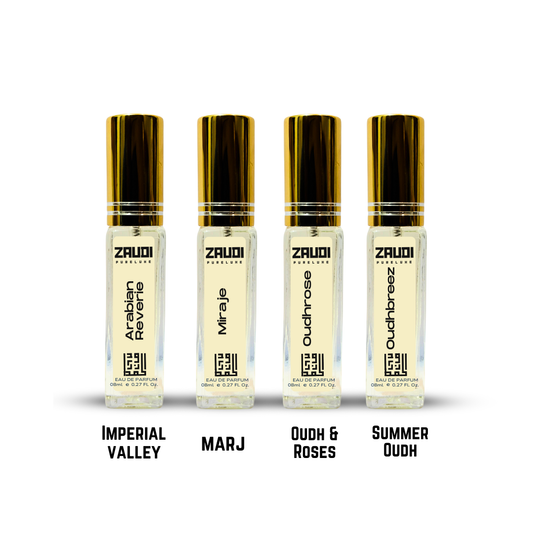AAA - ZAUDI Signature Arabic Fragrance Combo – Inspired Collection (8ml x 4)