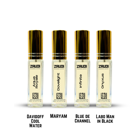 AAA - ZAUDI Signature French Fragrance Combo 3 – Inspired Collection (8ml x 4)